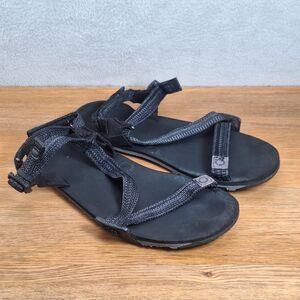 Xero Shoes Z-Trail Women's 6 Sport Sandals Black Gray Barefoot Zero Drop USA